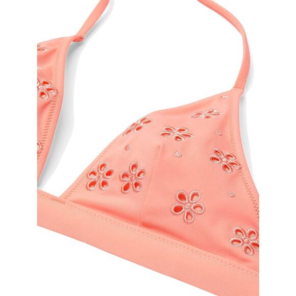 NWT Victoria's Secret Lip Smacker Coral Essential Halter Bikini Top Size Large - Picture 15 of 15